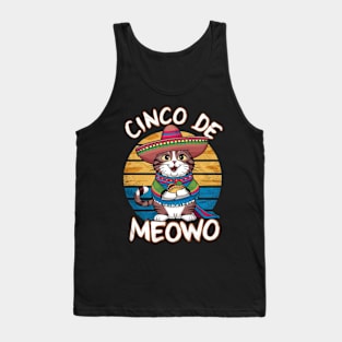 Cinco De Meowo Tank Top